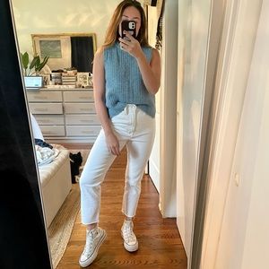 Madewell White Vintage Jeans